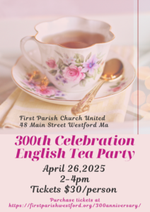 tea party flyer